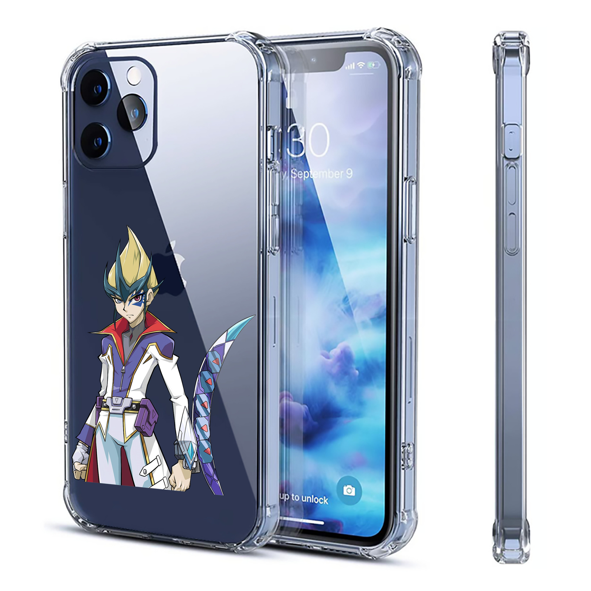 （画像用） 遊☆戯☆王 Yu-Gi-Oh! 【iPhone 12シリーズ対応】透明スマホケース（クリアソフトケース）